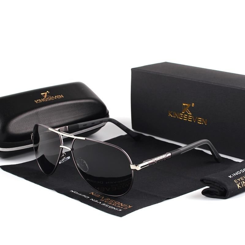 Men's Vintage Aluminium Polarised Sunglasses