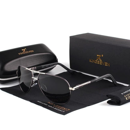 Men's Vintage Aluminium Polarised Sunglasses