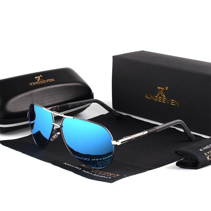 Men's Vintage Aluminium Polarised Sunglasses