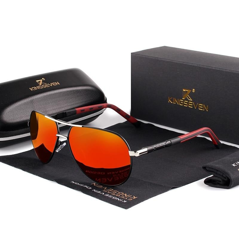 Men's Vintage Aluminium Polarised Sunglasses