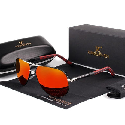 Men's Vintage Aluminium Polarised Sunglasses
