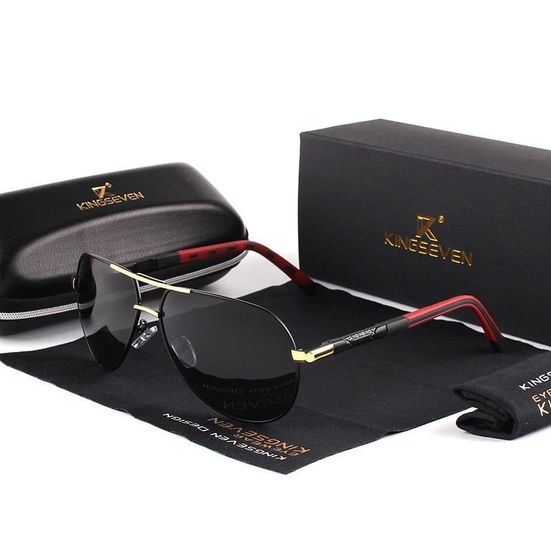 Men's Vintage Aluminium Polarised Sunglasses