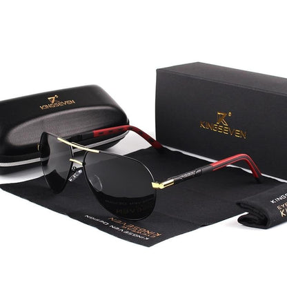 Men's Vintage Aluminium Polarised Sunglasses