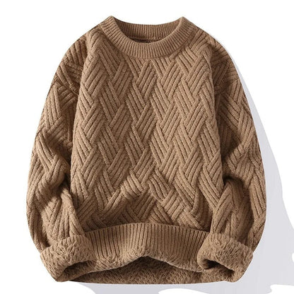 Men's Vintage Round Neck Sweater