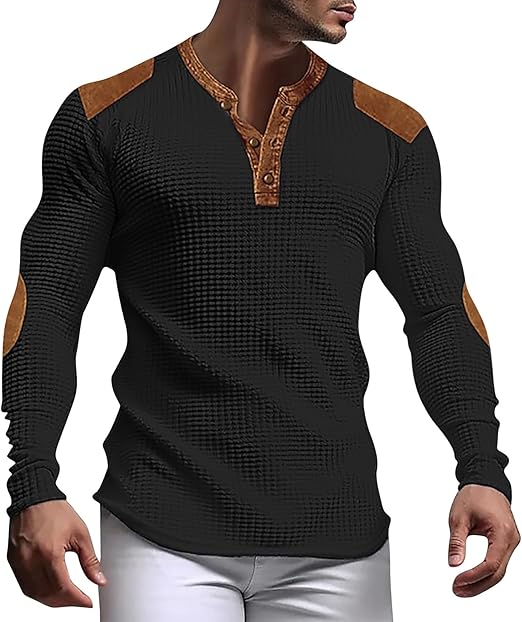 Men's Waffle Henly Shirt
