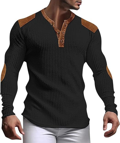 Men's Waffle Henly Shirt