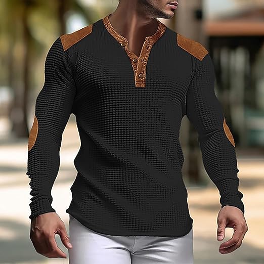 Men's Waffle Henly Shirt