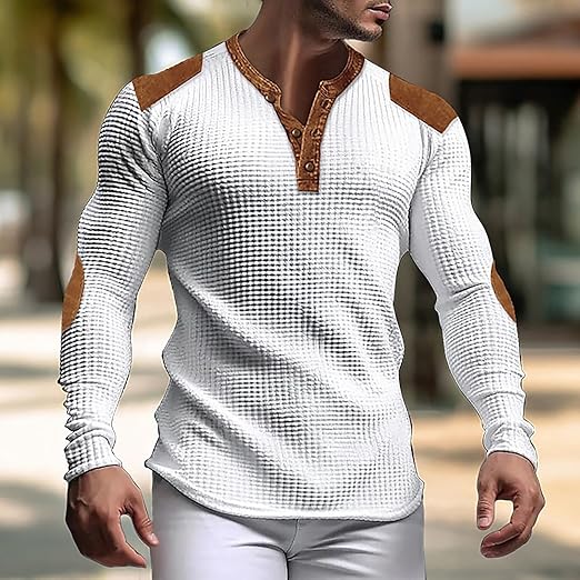 Men's Waffle Henly Shirt