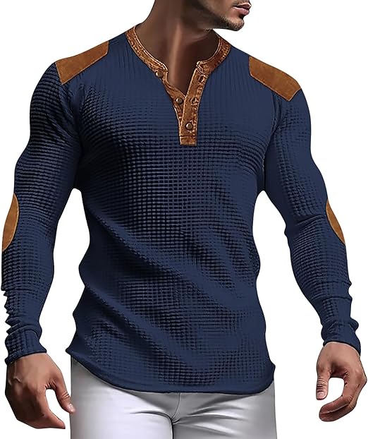 Men's Waffle Henly Shirt