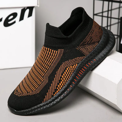 Men's Walking Boots Casual Breathable Flexible Textile