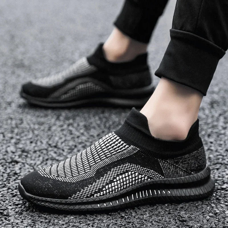 Men's Walking Boots Casual Breathable Flexible Textile