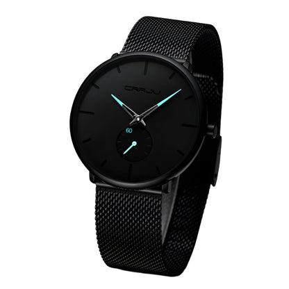 Men's Watch Analogue Minimalist Steel Blue