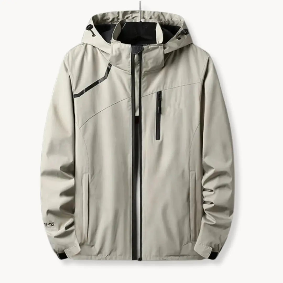 Men's Windbreaker Functional with Adjustable Hood for Active Lifestyle