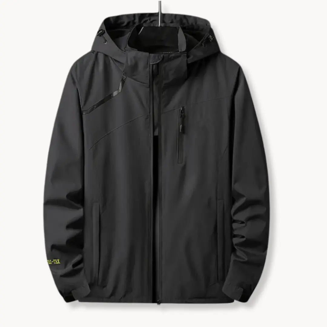 Men's Windbreaker Functional with Adjustable Hood for Active Lifestyle