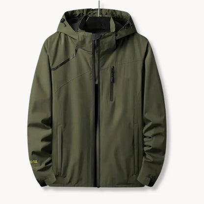 Men's Windbreaker Functional with Adjustable Hood for Active Lifestyle