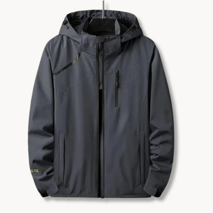 Men's Windbreaker Functional with Adjustable Hood for Active Lifestyle