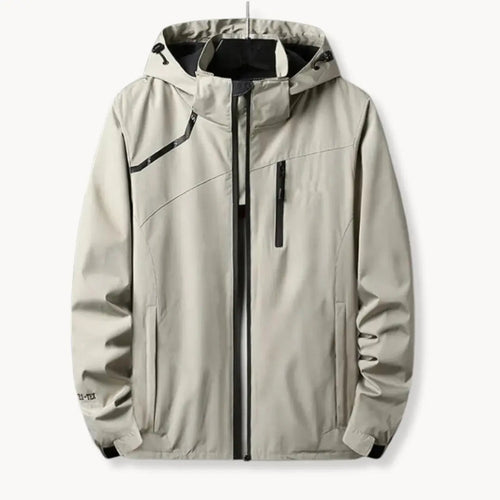 Men's Windbreaker Functional with Adjustable Hood for Active Lifestyle