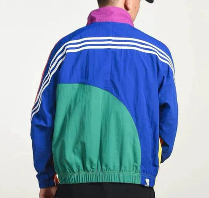 Men's Windbreaker Retro Stylish Polyester Comfortable