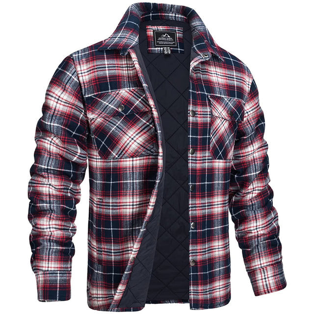 Men's Winter Coat Flannel Stylish and Comfortable