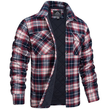 Men's Winter Coat Flannel Stylish and Comfortable