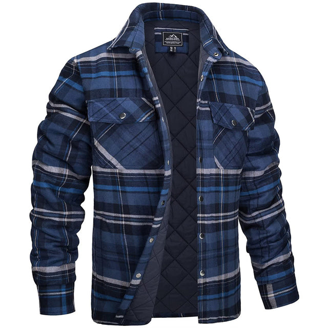 Men's Winter Coat Flannel Stylish and Comfortable