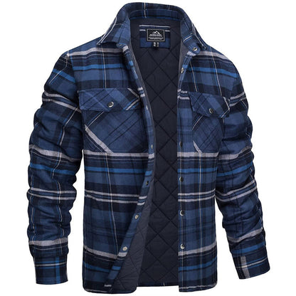 Men's Winter Coat Flannel Stylish and Comfortable