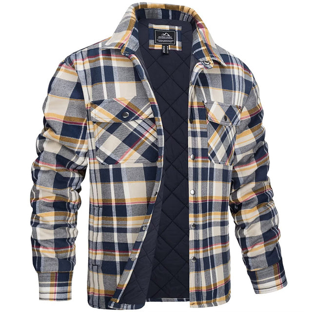 Men's Winter Coat Flannel Stylish and Comfortable