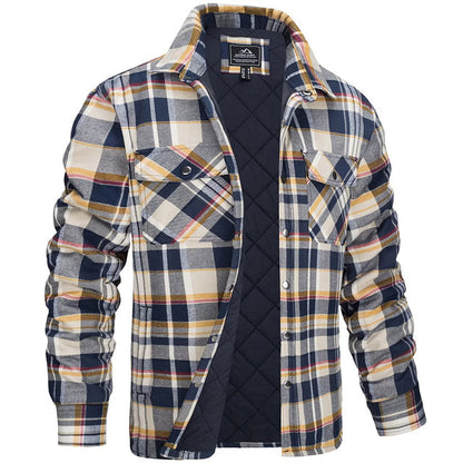 Men's Winter Coat Flannel Stylish and Comfortable