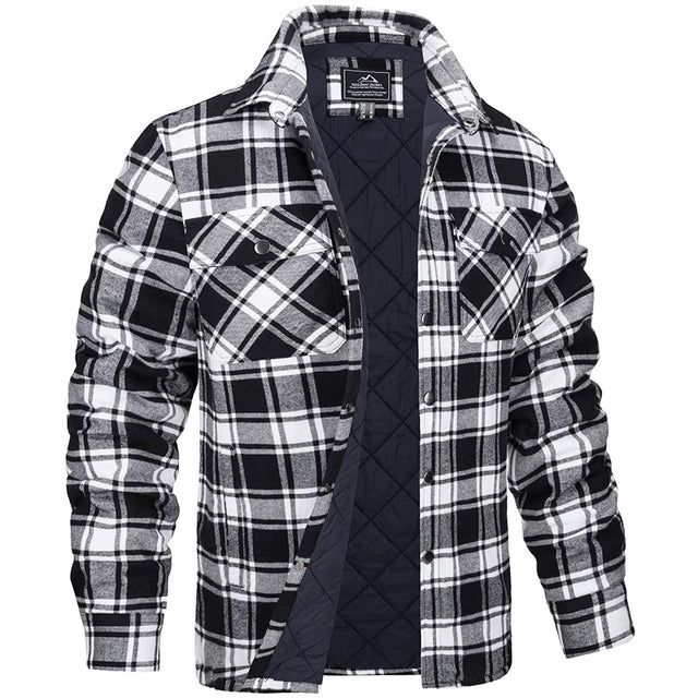 Men's Winter Coat Flannel Stylish and Comfortable