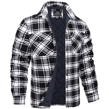 Men's Winter Coat Flannel Stylish and Comfortable