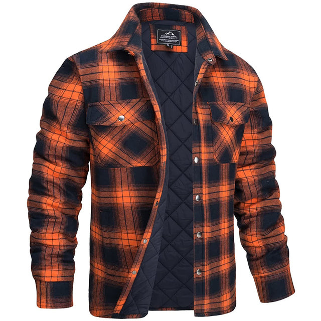 Men's Winter Coat Flannel Stylish and Comfortable