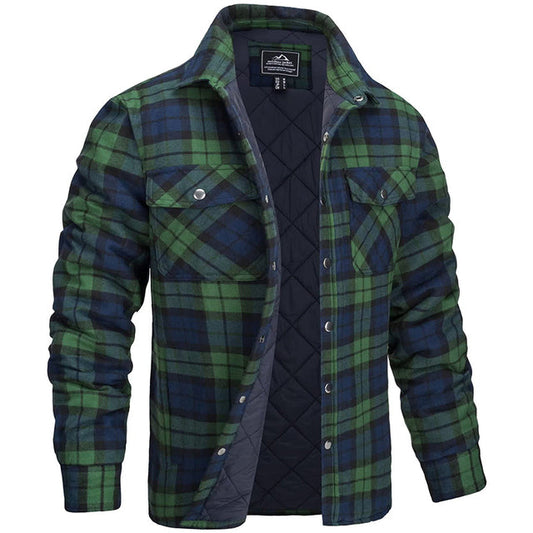 Men's Winter Coat Flannel Stylish and Comfortable