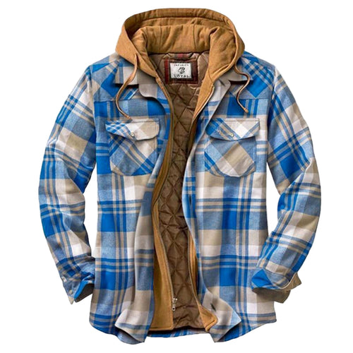 Men's Winter Coat Long Jacket with Hood Casual Design