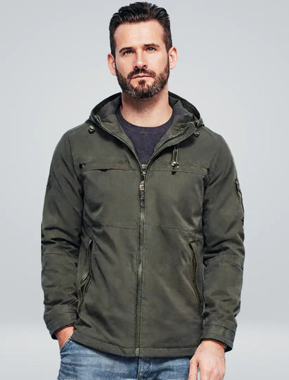 Men's Winter Coat Minimalist with Practical Pockets