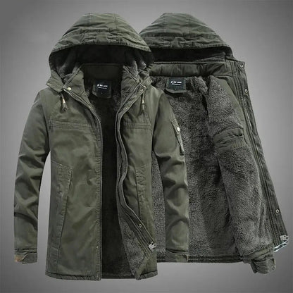 Men's Winter Coat Minimalist with Practical Pockets
