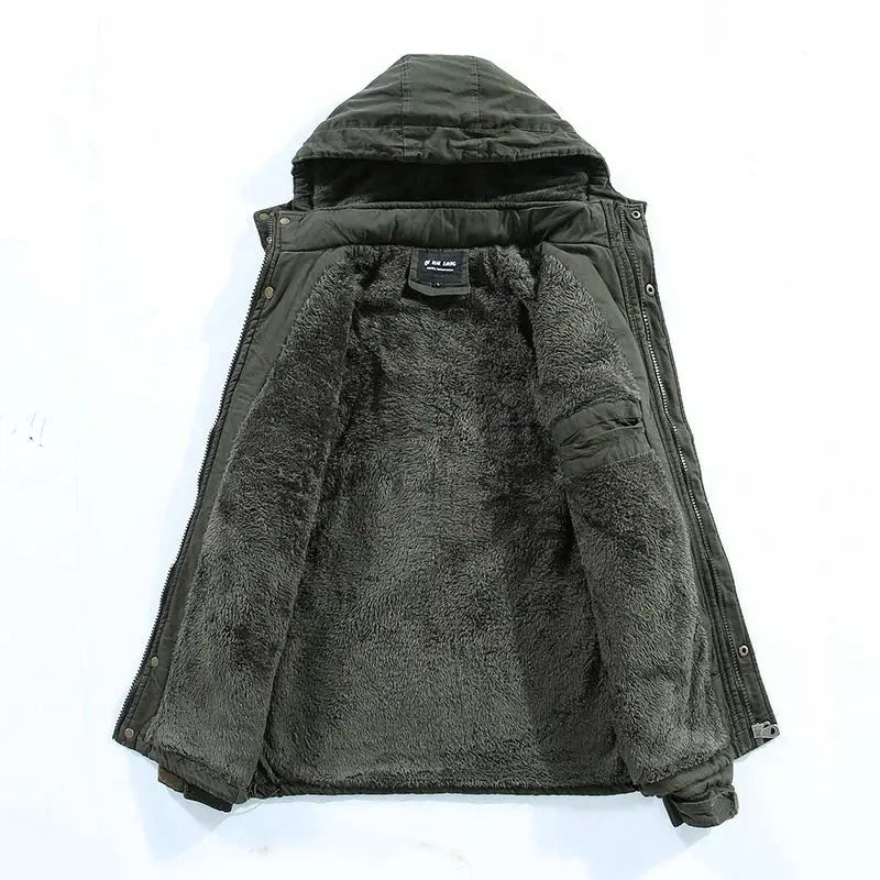 Men's Winter Coat Minimalist with Practical Pockets