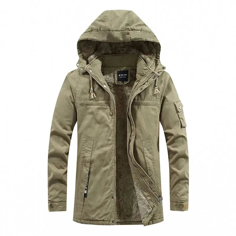 Men's Winter Coat Minimalist with Practical Pockets