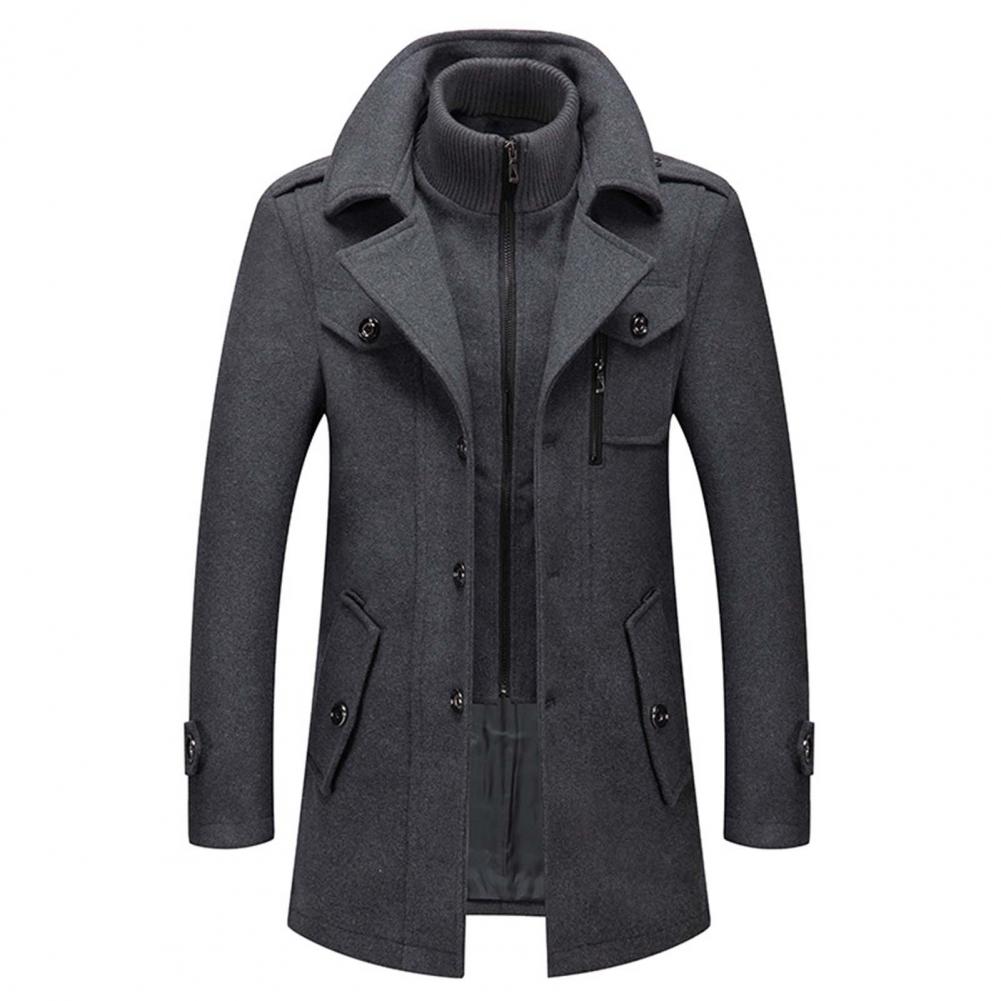 Men's Winter Coat Two-piece Stylish High Quality Fabrics