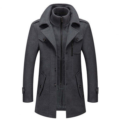 Men's Winter Coat Two-piece Stylish High Quality Fabrics