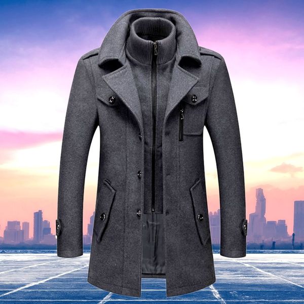Men's Winter Coat Two-piece Stylish High Quality Fabrics