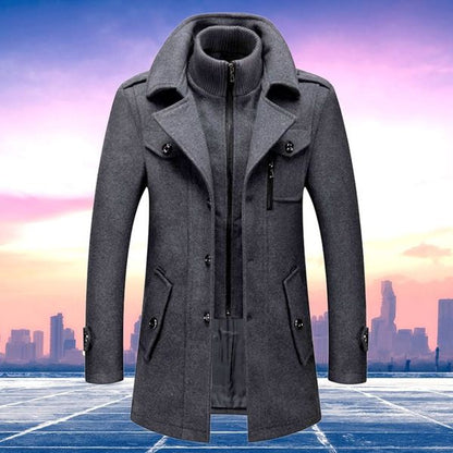 Men's Winter Coat Two-piece Stylish High Quality Fabrics