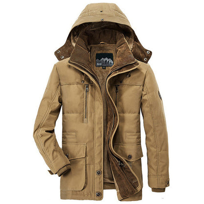 Men's Winter Coat Warm and Comfortable With Adjustable Hood