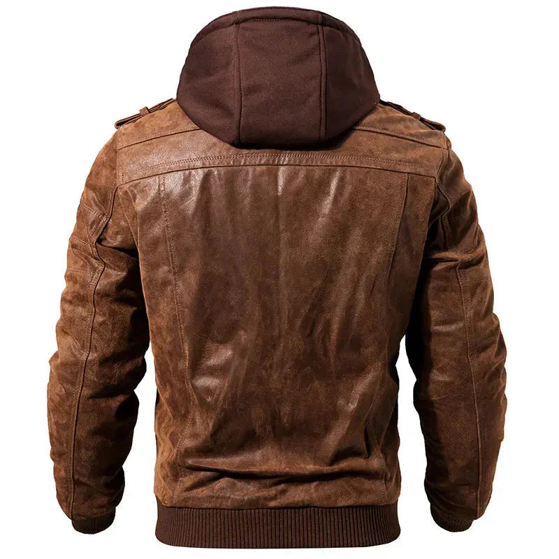 Men's Winter Coat With Hood Modern Design