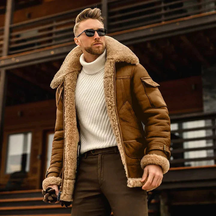 Men's Winter Coat With Stylish Cut
