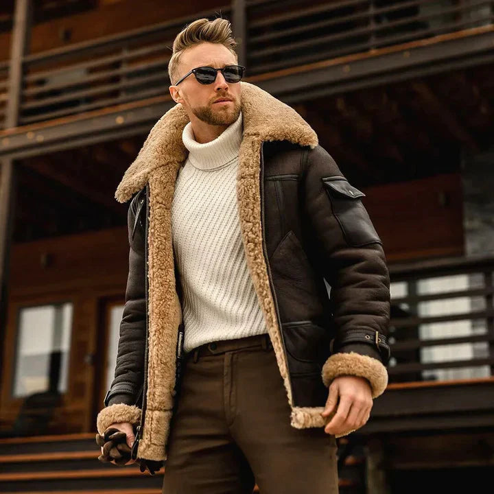 Men's Winter Coat With Stylish Cut