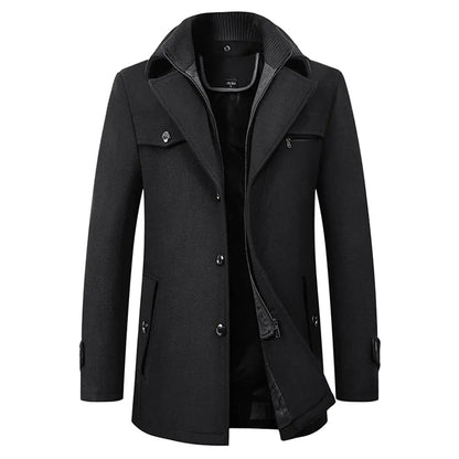 Men's Winter Jacket Long Fit Stylish