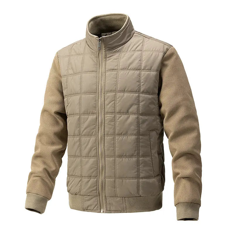 Men's Winter Jacket Quilted Design
