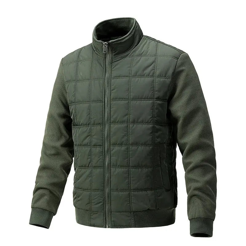 Men's Winter Jacket Quilted Design
