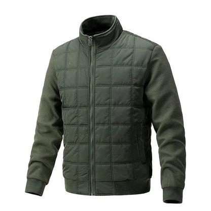 Men's Winter Jacket Quilted Design