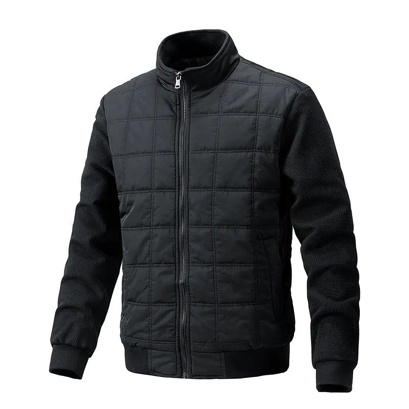 Men's Winter Jacket Quilted Design